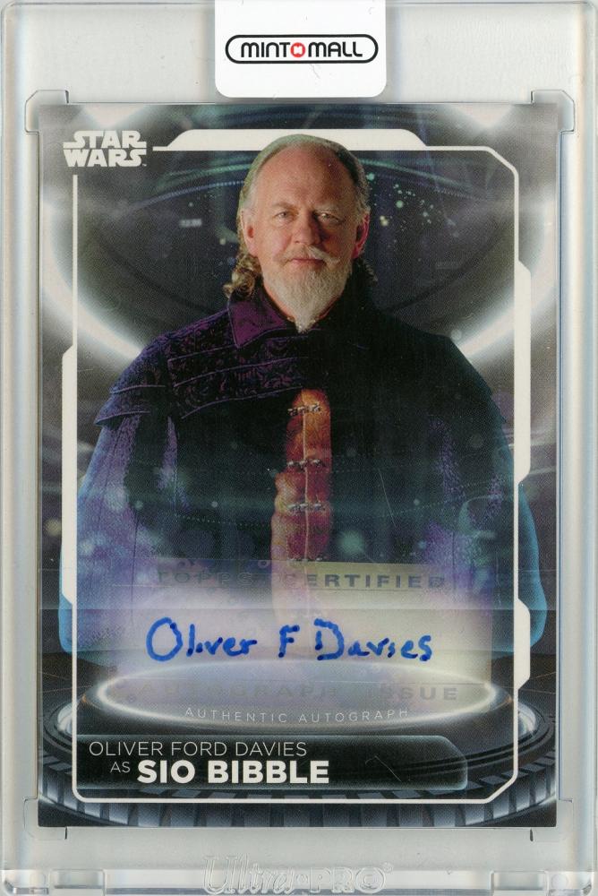 Mint Topps Star Wars Battle Plans Autograph Oliver