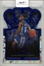 Mint Panini Crown Royale Davion Mitchell Blue