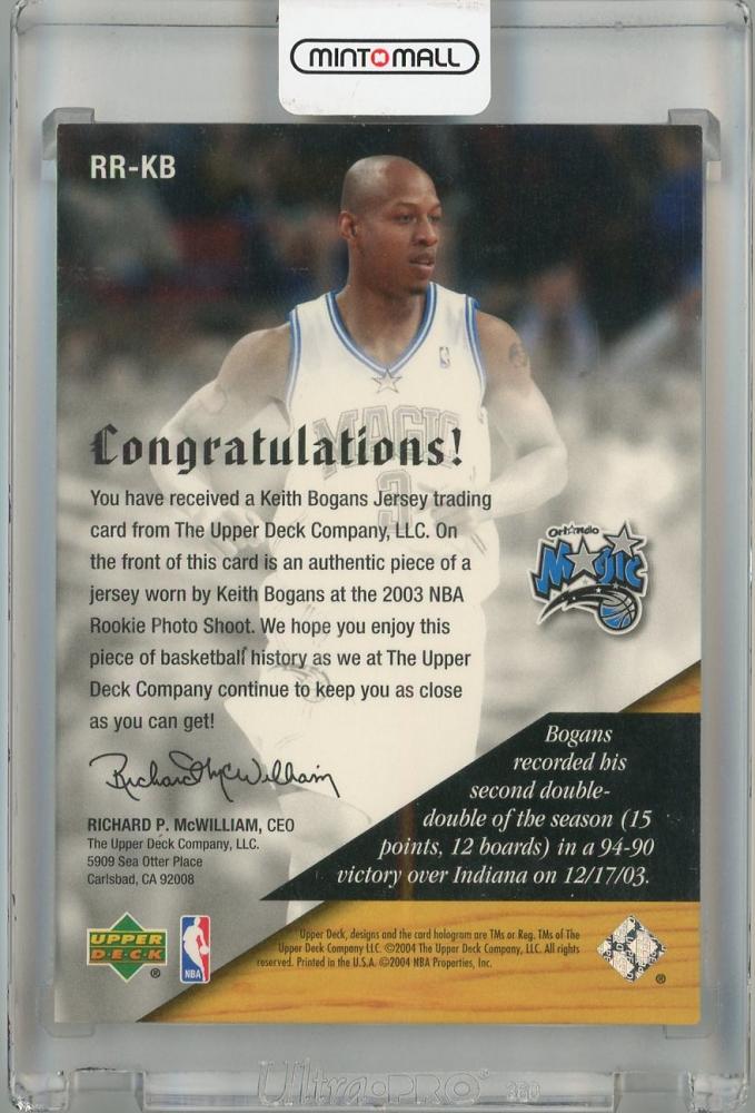 ミントモール MINT 浦和店 2003 04 Upper Deck Orlando Magic Keith Bogans