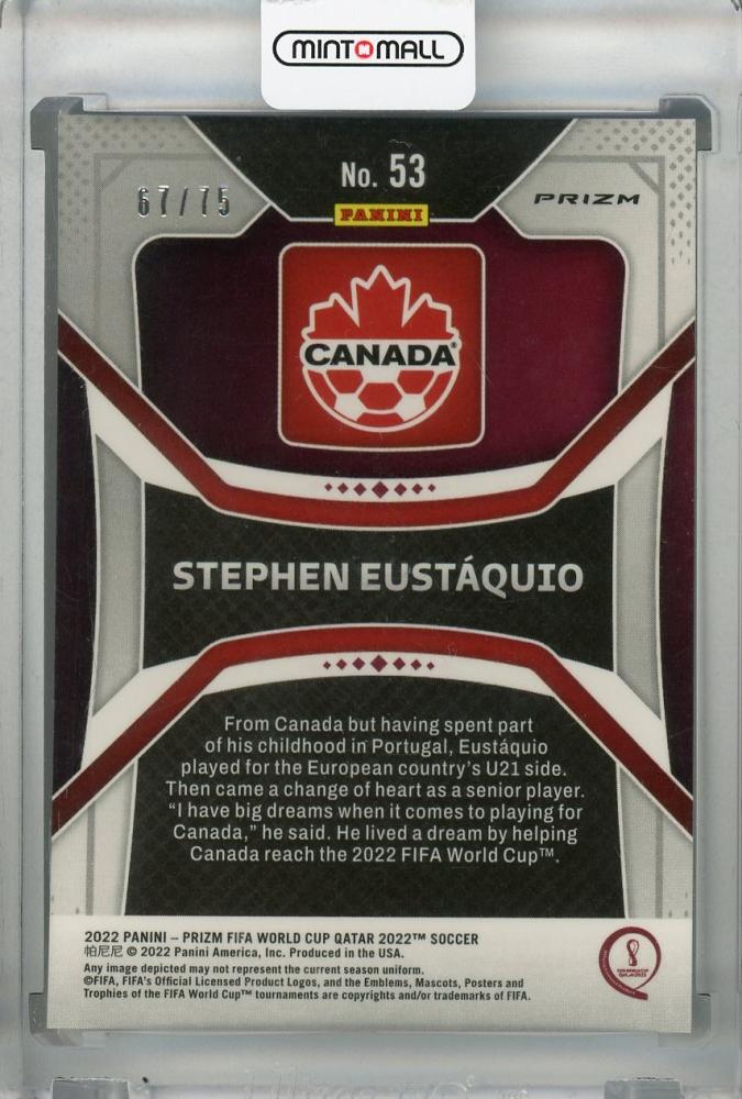 Mint Panini Prizm Fifa World Cup Qatar Canada