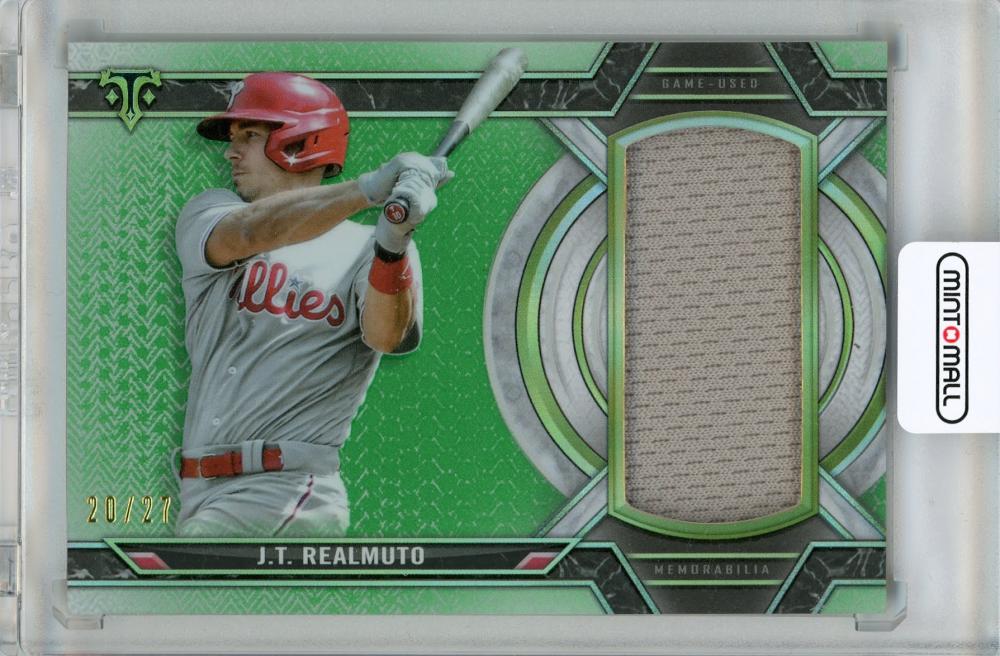 Mint Topps Triple Threads J T Realmuto Single