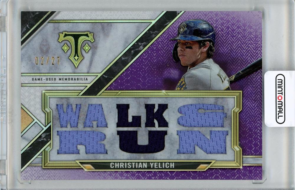 ミントモール MINT 札幌店 2021 TOPPS Triple Threads Christian Yelich Triple