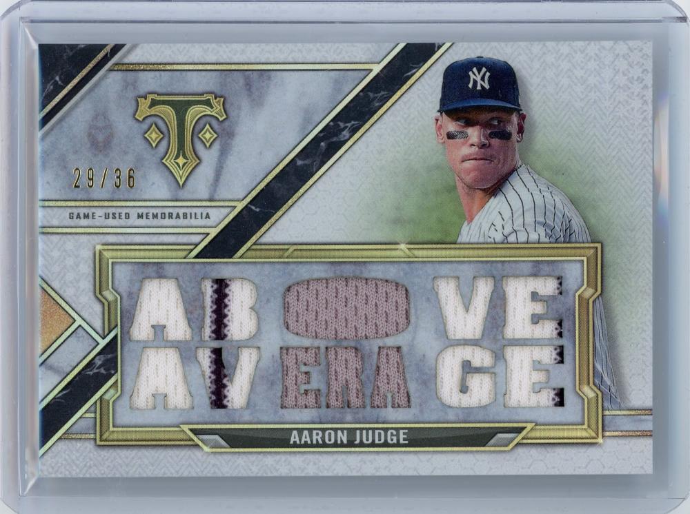 Mint Topps Triple Threads Aaron Judge Triple