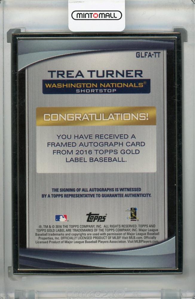 ミントモール MINT 浦和店 2016 Topps Gold Label Washington Nationals Trea