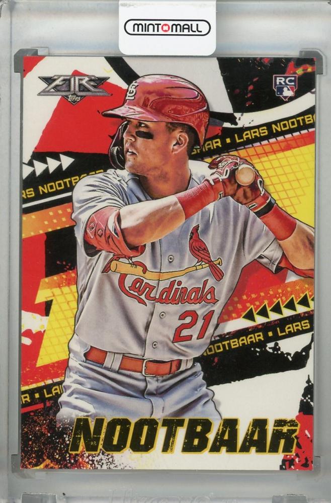 Mint Topps Fire St Louis Cardinals Lars Nootbaar