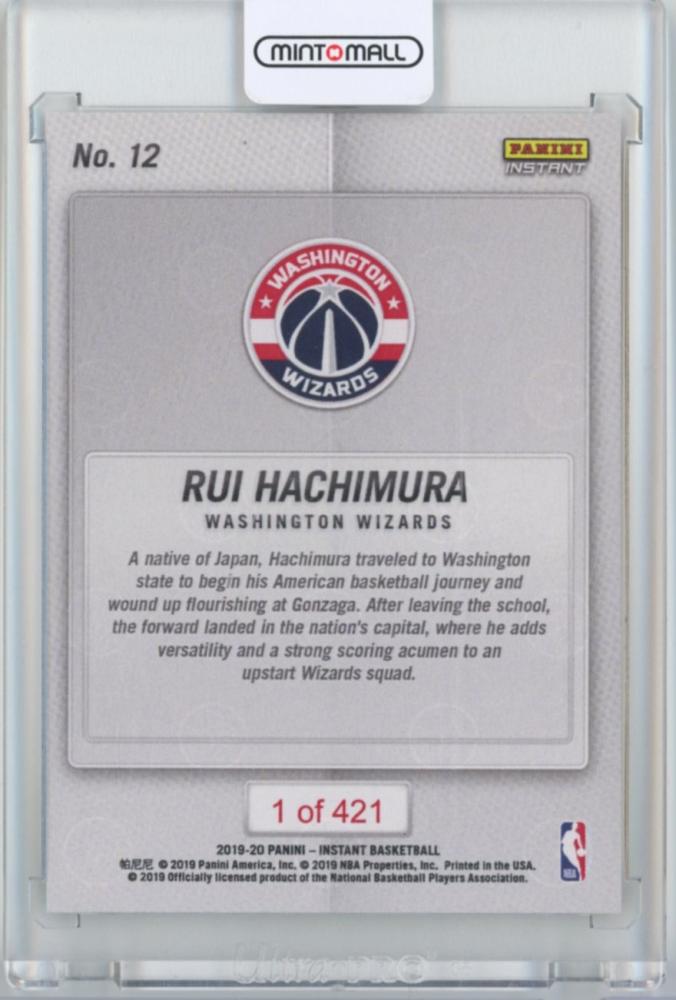 ミントモール MINT 広島店 2019 20 PANINI INSTANT NBA TIP OFF Rui Hachimura