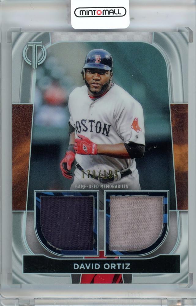 Mint Topps Tribute David Ortiz Dual Relic