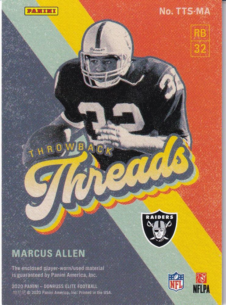 Mint Panini Donruss Elite Los Angeles Raiders