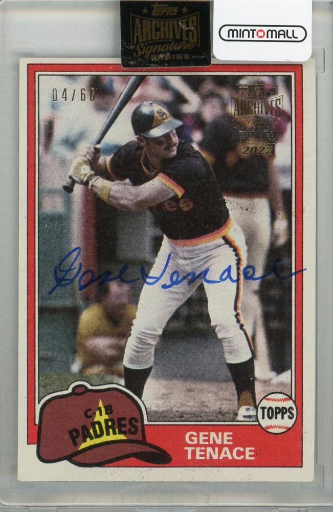 Mint Topps Archives Signature Series Retired Player