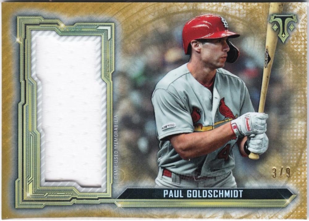 Mint Topps Triple Threads Paul Goldschmidt Triple