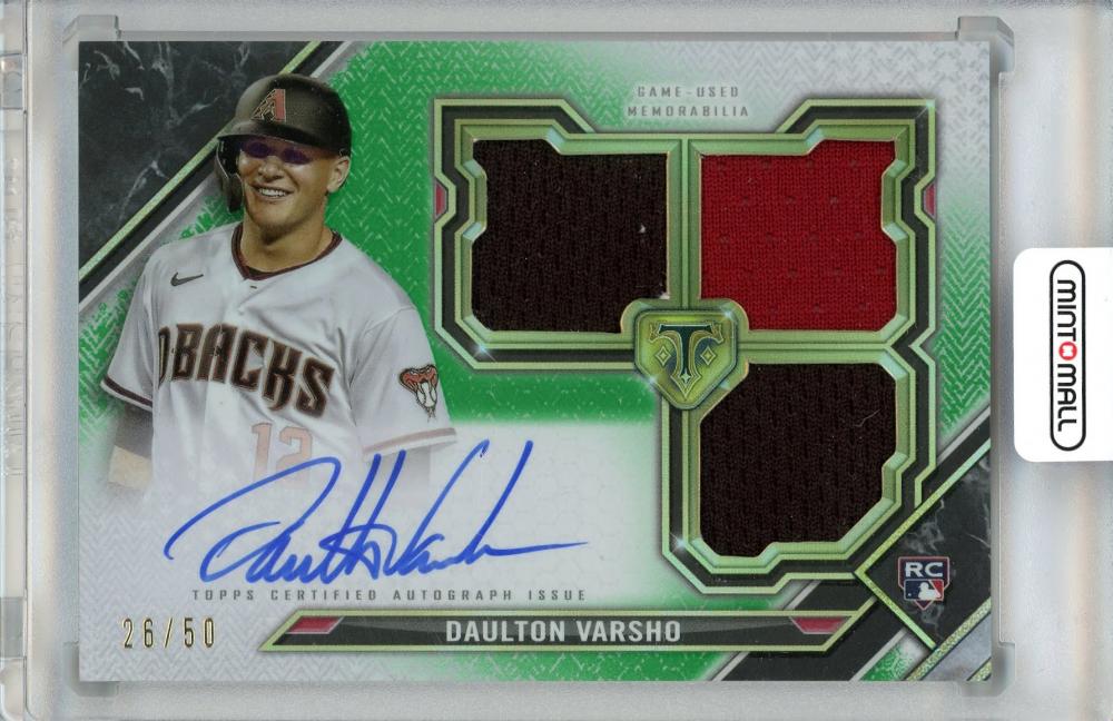 ミントモール MINT 札幌店 2021 TOPPS Triple Threads Daulton Varsho Rookie