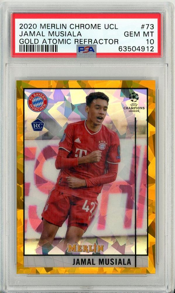 ミントモール MINT 池袋店 2020 Topps Merlin Chrome UCL Jamal Musiala Gold