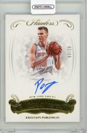 2017-18 PANINI FLAWLESS BASKETBALL Kristaps Porzingis EXCELLENCE SIGNATURES 3/10