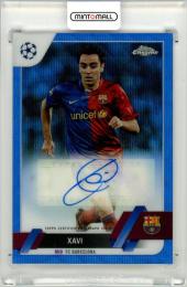  2022-23 Topps Chrome UEFA Club Competitions Autographs Blue Wave Refractors #CAX / Xavi 【31/75】 ※サイン途切れあり