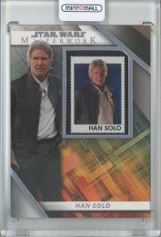 2022 Topps Star Wars Masterwork  Han Solo Commemorative Stamp Relics