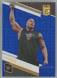 2023 Panini Donruss Elite WWE  The Rock Blue Mojo #142 145/149 ※裏面右上角ダメージ有