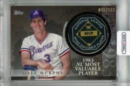 2023 Topps Update Series Atlanta Braves Dale Murphy MVP Medallion Black #MVP-DM(パラレル版) 096/199