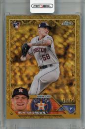 2023 Topps Gilded Collection Houston Astros Hunter Brown Wave Gold Etch #147 (パラレル版) RC(ROOKIE YEAR!) 46/75