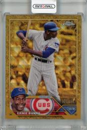 2023 Topps Gilded Collection Chicago Cubs Ernie Banks Wave Gold Etch #47(パラレル版) 02/75