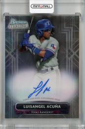 2022 Bowman Sterling Texas Rangers Luisangel Acuna Prospect Autographs #PA-LA