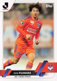 2023 Topps Jリーグ フラッグシップ #50 藤原奏哉(新潟) レギュラーカード