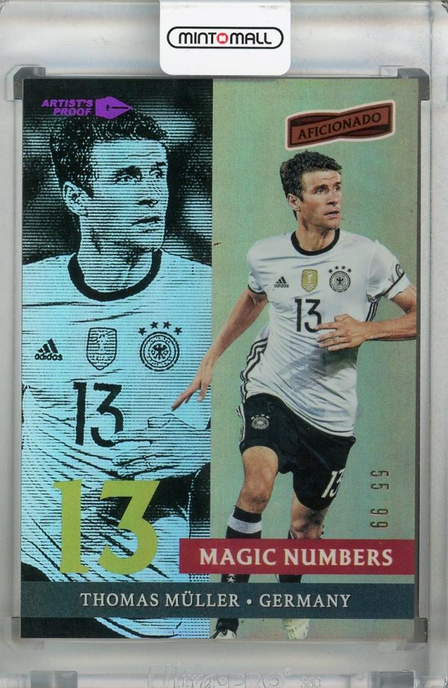 Mint Panini Aficionado Germany Thomas Muller Magic