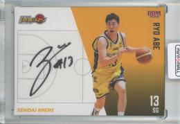 BBM × B.LEAGUE TRADING CARDS 2023-24 SEASON FAST BREAK 1st Half  阿部諒 直筆サインカード/通常版 25/69