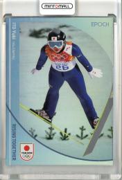 2024 TEAM JAPAN オフィシャルトレーディングカード WINTER OLYMPIANS スキージャンプ 伊藤有希 レギュラーパラレル ホログラムA版 03/99