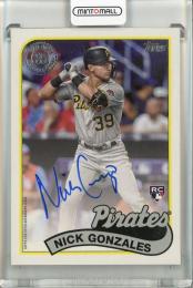 2024 Topps Series One Pittsburgh Pirates Nick Gonzalez 1989 Autographs