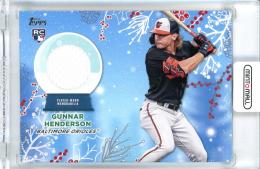 2023 Topps Holiday	Gunnar Henderson	Jersey / RC