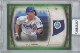 2021 TOPPS Definitive Collection Jumbo Relics Green / WILL SMITH(Los Angeles Dodgers) 【07/15】