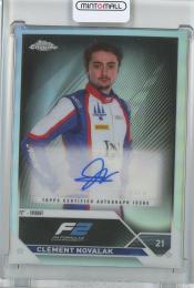 2023 Topps Chrome Formula 1 Racing  Clement Novalak Chrome Autographs/#CAC-CN