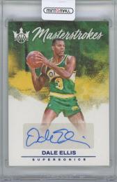 2023-24 PANINI Court Kings Masterstrokes Autographs Sapphire / DALE ELLIS(Seattle Supersonics) 【14/25】