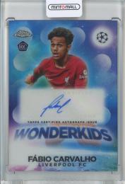 2022-23 Topps Chrome UEFA Club Competitions  Fabio Carvalho RC Wonderkids Autographs