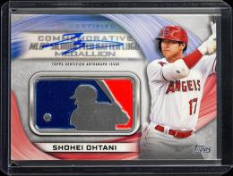 2022 Topps #MLBL-SO Shohei Ohtani Commemorative MLB Logo Medallions Autographs【09/10】 Los Angeles Angels
