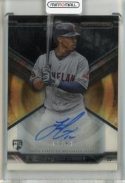 2015 Topps Strata Cleveland Guardians Francisco Lindor Autographs Black 11/50