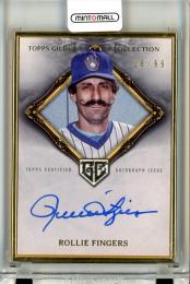 2023 Topps Gilded Collection  Rollie Fingers HAFA-RF Gold Framed Hall Of Famers Autograph 26/99