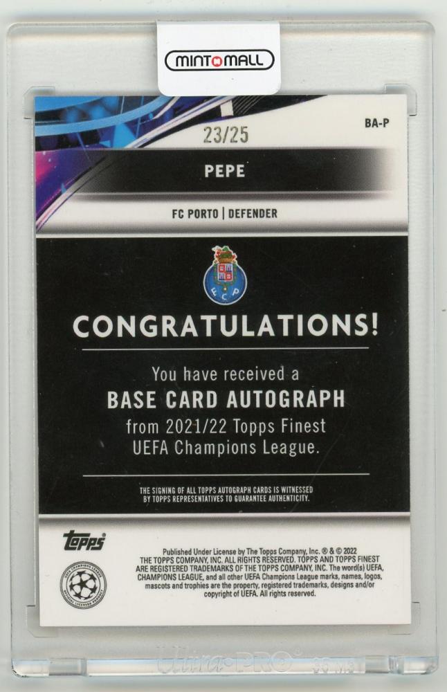 ミントモール MINT LAB TOKYO店 2021 22 TOPPS Finest UEFA Champions League