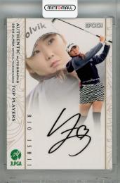 EPOCH 2022 JLPGA OFFICIAL TRADING CARDS TOP PLAYERS  石井理緒 直筆サインカード 57/65