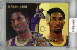 1998-99 Flair Showcase Los Angeles Lakers Kobe Bryant Row 1 #2 0240/1500