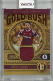 2022-23 Panini Chronicles West Ham United Lucas Paqueta Gold Standard Gold Rush Premier League Silver #22 38/99