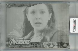 2015 Upper Deck Avengers Age of Ultron  Wanda Maximoff/Scarlet Witch/Elizabeth Olsen Printing Plates Black  #89(1of1!) 1/1