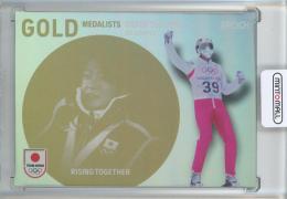 2024 TEAM JAPAN オフィシャルトレーディングカード WINTER OLYMPIANS  岡部孝信 GOLD MEDALISTS 07/10