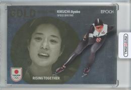 2024 TEAM JAPAN オフィシャルトレーディングカード WINTER OLYMPIANS  菊池彩花 GOLD MEDALISTS 05/20