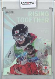 2024 TEAM JAPAN オフィシャルトレーディングカード WINTER OLYMPIANS  上村愛子 RISING TOGETHER/ホログラム版 20/75