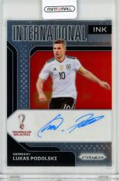 2022 Panini Prizm World Cup	Lukas Podolski	Autographs 直筆サインカード