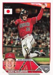 2023 Topps Japan Edition #13 Jake McCarthy レギュラーカード