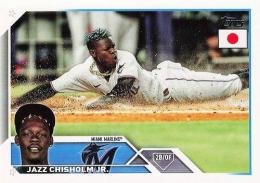 2023 Topps Japan Edition #214 Jazz Chisholm Jr. レギュラーカード