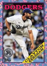 2023 Topps Japan Edition #88B-26 Clayton Kershaw インサートカード 1988 Topps Cherry Tree