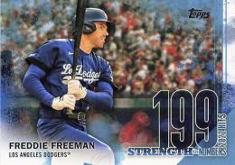 2023 Topps Japan Edition #SS-2 Freddie Freeman インサートカード Strength in Numbers